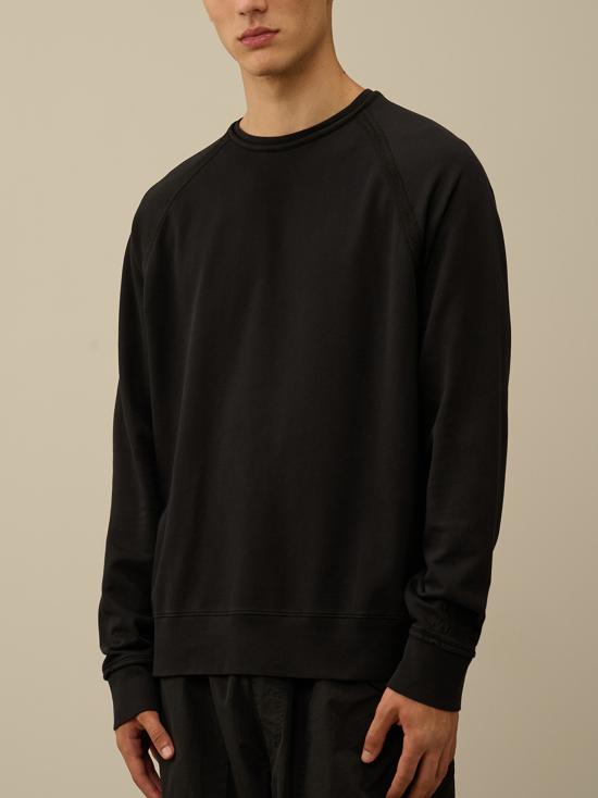 25FW 씨피 컴퍼니 긴팔 티셔츠 17CMSS068A002246G 999 BLACK - C.P. COMPANY