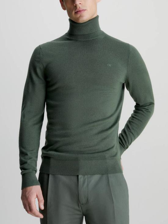 캘빈클라인 터틀넥 K10K110420 LLP GREEN - CALVIN KLEIN