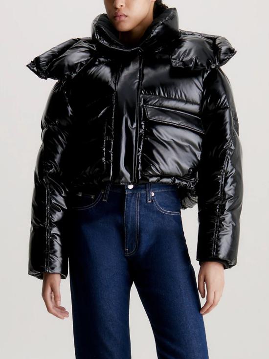  캘빈클라인 숏패딩 J20J221884 BEH BLACK - CALVIN KLEIN