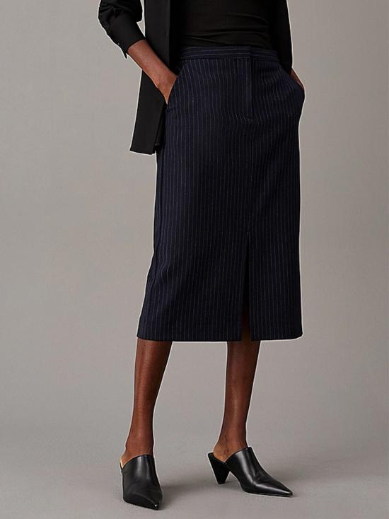 25FW 캘빈클라인 미디 스커트 K20K207587 0A4 NIGHT SKY - CALVIN KLEIN