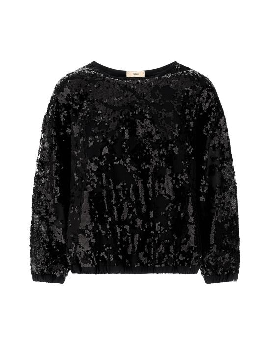 25FW 에르노 긴팔 티셔츠 JG000245D52006 9300 NERO