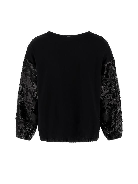 25FW 에르노 긴팔 티셔츠 JG000245D52006 9300 NERO - HERNO