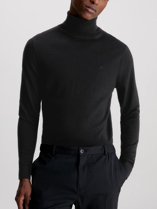  캘빈클라인 터틀넥 K10K110420 BEH BLACK - CALVIN KLEIN