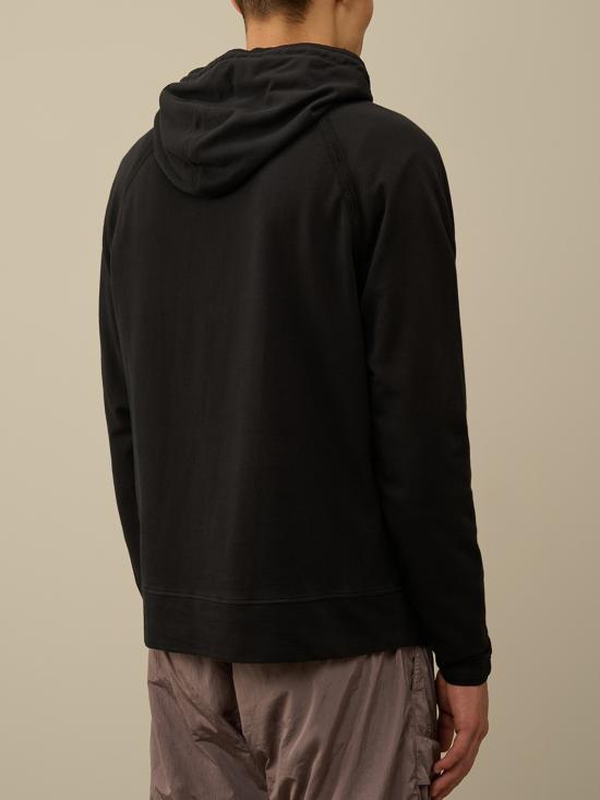 25FW 씨피 컴퍼니 후드 티셔츠 17CMSS070A002246G 999 BLACK - C.P. COMPANY