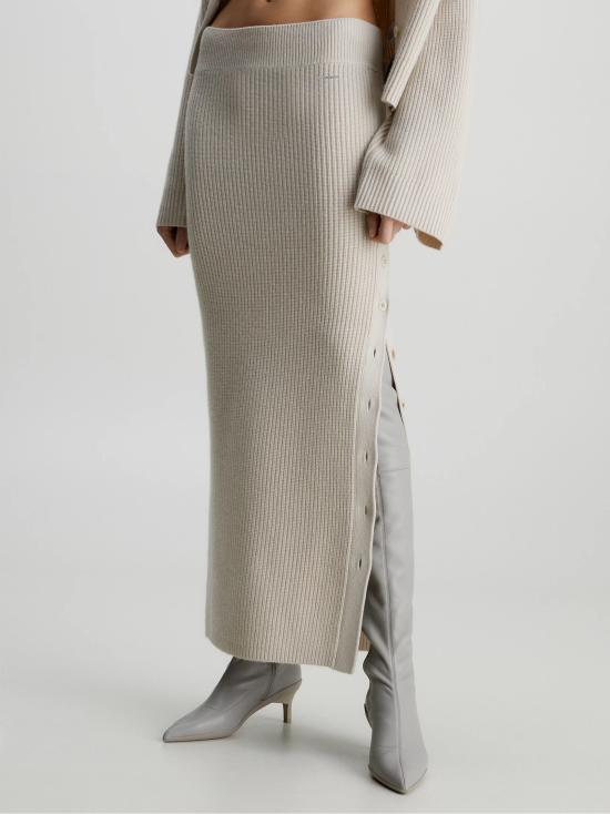 캘빈클라인 롱 스커트 K20K206017 PES BEIGE - CALVIN KLEIN