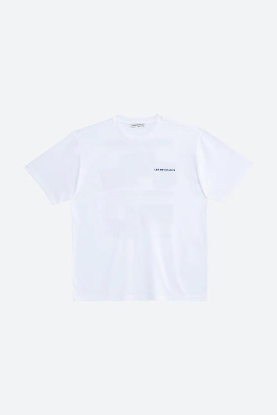  레벤자민 반팔 티셔츠 LEBM241PRTS034WH WHITE DOM