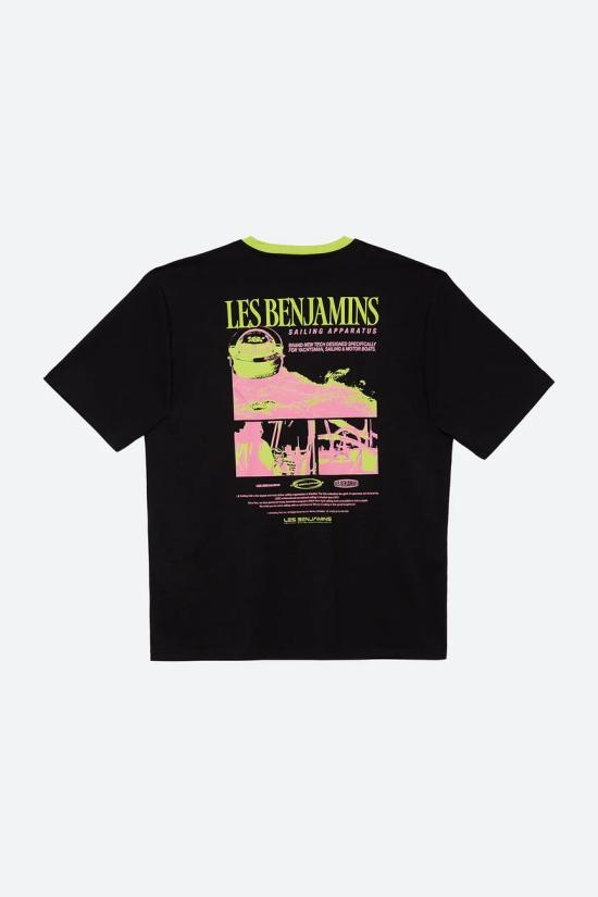  레벤자민 반팔 티셔츠 LEBM241PRTS035BK BLACK DOM - LES BENJAMINS