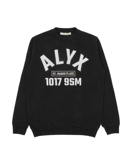  1017 알릭스 9SM 긴팔 티셔츠 AAUSW0184FA01BLK0001 DOM