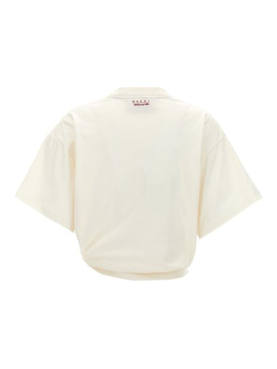  마르니 반팔 티셔츠 THJE0309A0UTC01700W04 DOM - MARNI