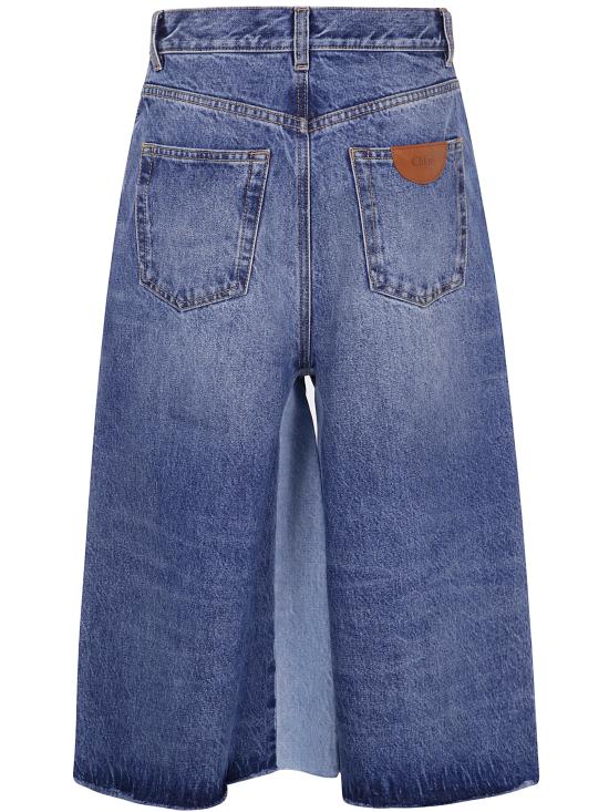 25SS 끌로에 스트레이트 팬츠 CH25SDS02158 476 DARK NIGHT BLUE - CHLOE