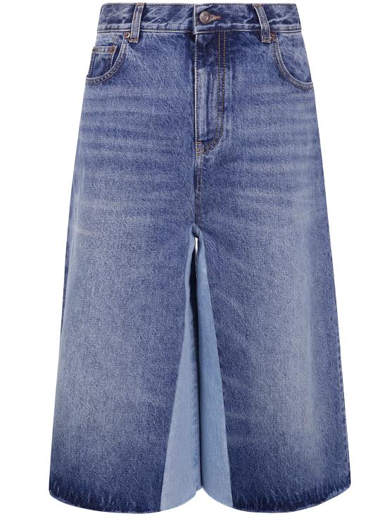  끌로에 스트레이트 팬츠 CH25SDS02158 476 DARK NIGHT BLUE - CHLOE