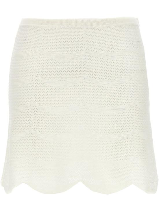 25SS 톰포드 숏 스커트 GCK215YAX844 AW002 WHITE