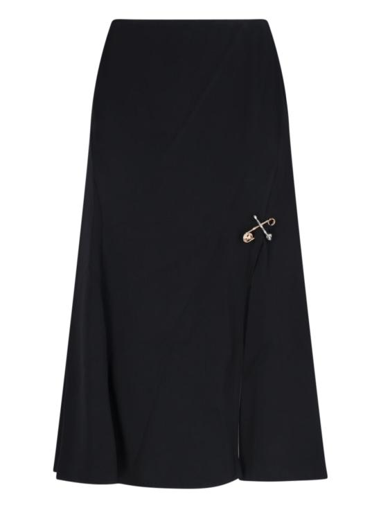 25SS 베르사체 미디 스커트 1018937 1A10194 1B000 Black