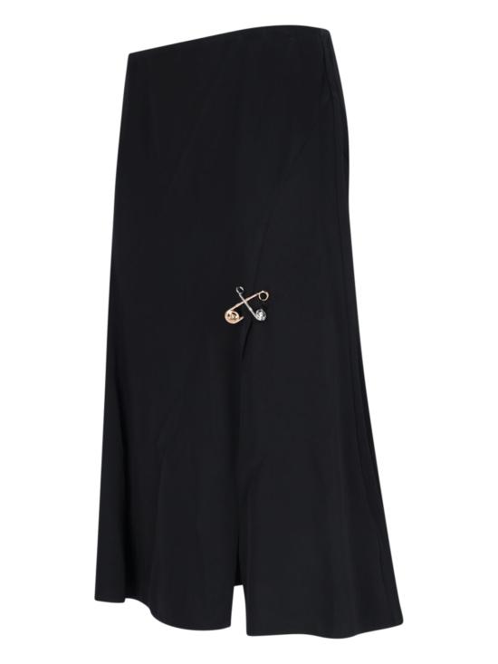 25SS 베르사체 미디 스커트 1018937 1A10194 1B000 Black - VERSACE