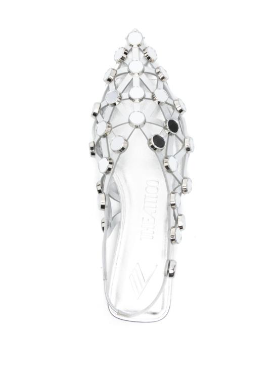 25SS 디 아티코 플랫 슈즈 250WSH00801LBT112SA 002 SILVER - THE ATTICO