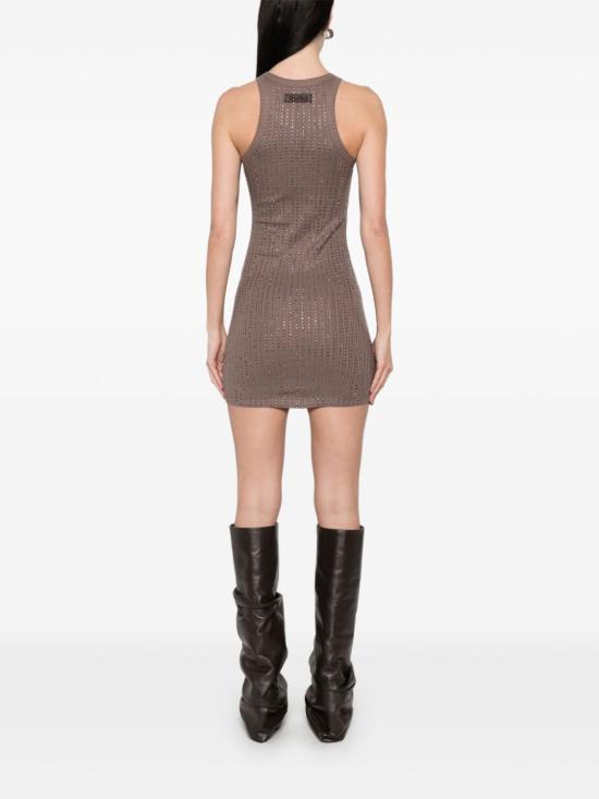 25SS 디 아티코 숏 원피스 250WCW00206JJJ051TR 875 FADED MUD - THE ATTICO