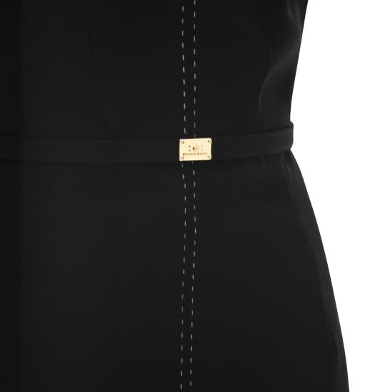 25SS 엘리자베타프랜치 롱 원피스 AB70651E2 BLACK - ELISABETTA FRANCHI