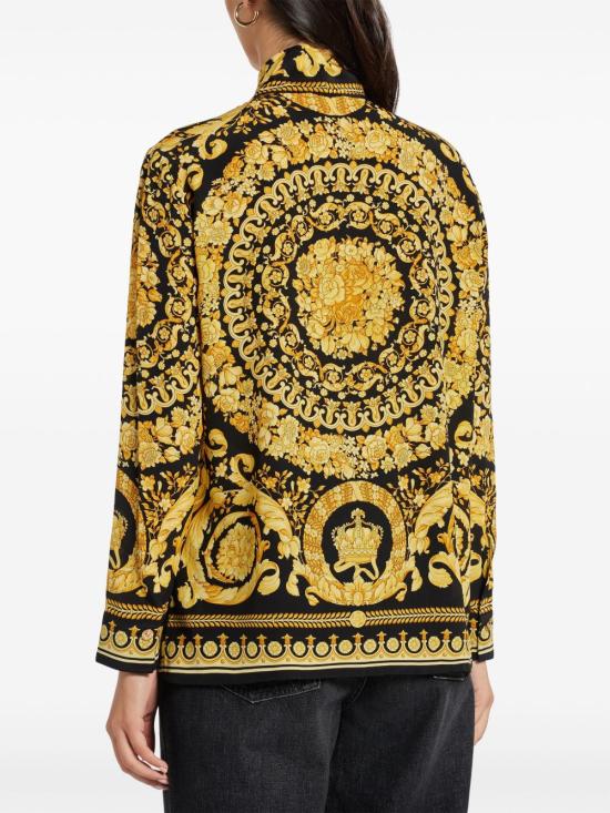 25SS 베르사체 셔츠 10144891A11743 5B000 Black - VERSACE