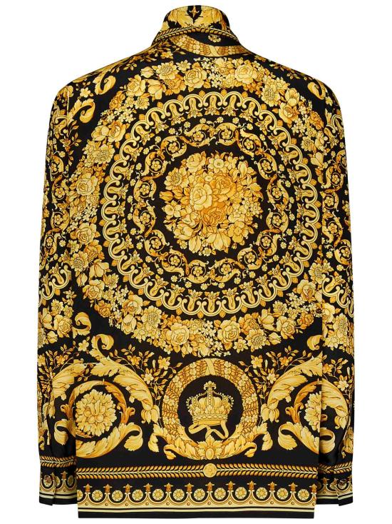 25SS 베르사체 셔츠 10144891A11743 5B000 Black - VERSACE