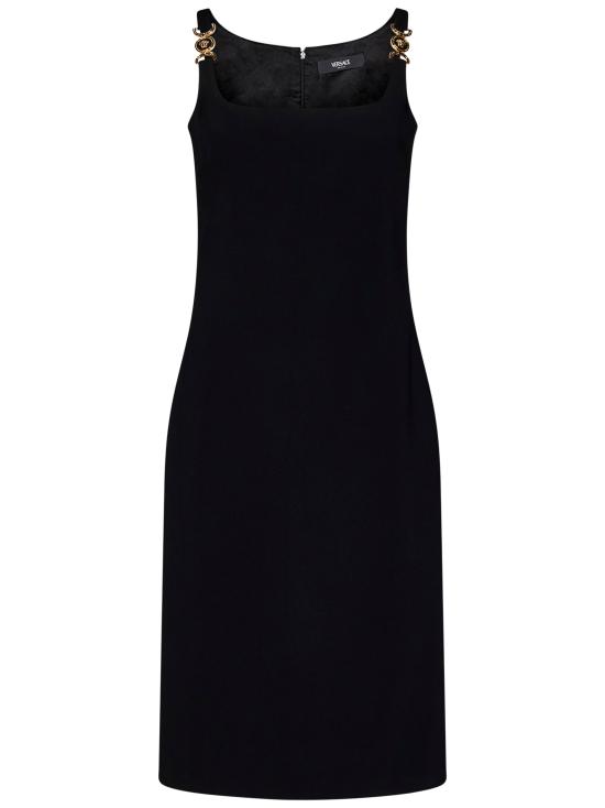 25SS 베르사체 미디 원피스 10164101A00524 1B000 Black