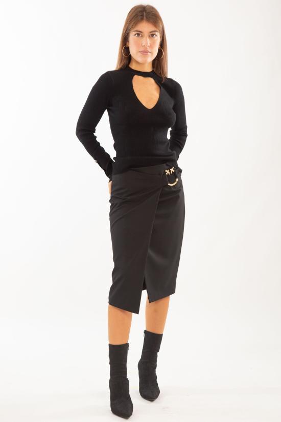  핑코 미디 스커트 101997 A18G NERO Black - PINKO