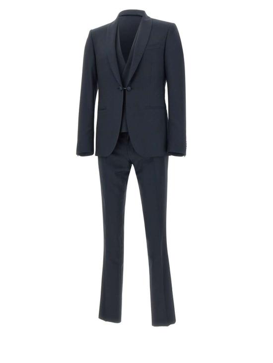  꼬르넬리아니 수트 세트 258T53 25982360018R Blue - CORNELIANI