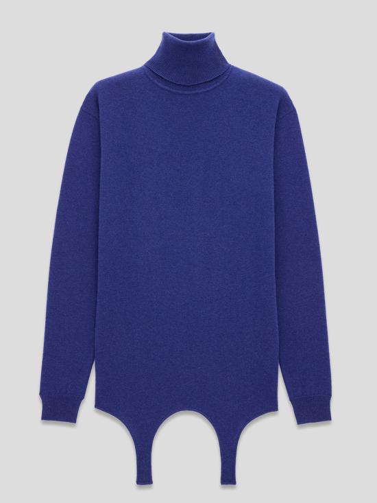 25SS 생로랑 긴팔 티셔츠 806969 YALL24069 Bleuroi