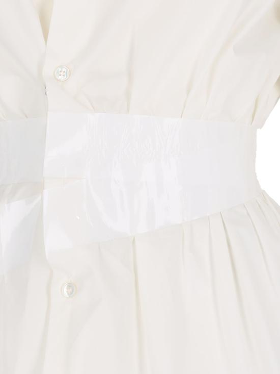 25SS MM6 메종마르지엘라 블라우스 S52DT0045 M35256 101 White - MM6 MAISON MARGIELA