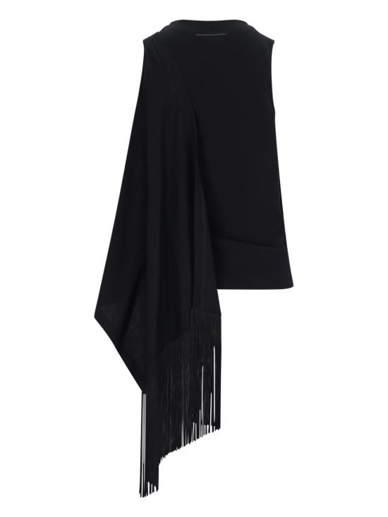 25SS MM6 메종마르지엘라 민소매 티셔츠 S52NL0069 MTJ017 961 Black - MM6 MAISON MARGIELA