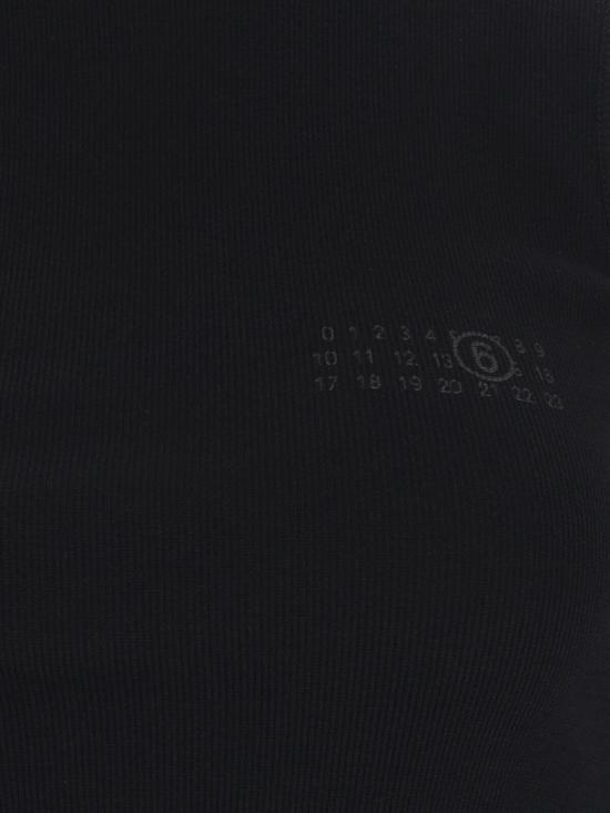 25SS MM6 메종마르지엘라 민소매 티셔츠 S52NL0069 MTJ017 961 Black - MM6 MAISON MARGIELA