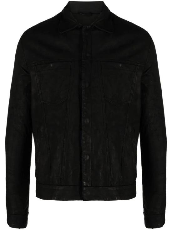  조르지오 브라토 바이커 자켓 GU24S20098VBRUSH BLACK