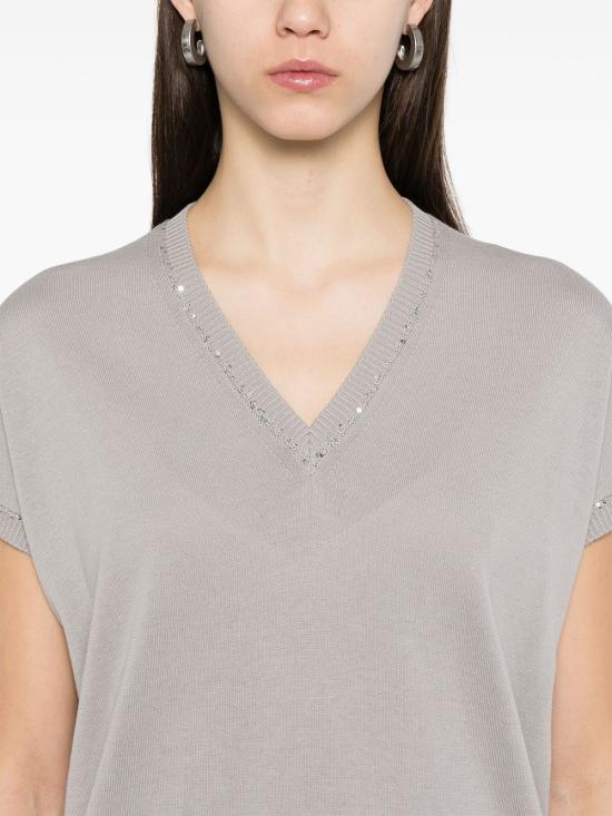  파비아나 필리피 민소매 티셔츠 MAD265F071L2470000 - FABIANA FILIPPI