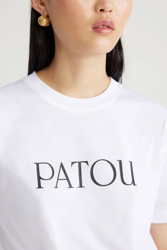  파투 반팔 티셔츠 JE0299999 001W White - PATOU
