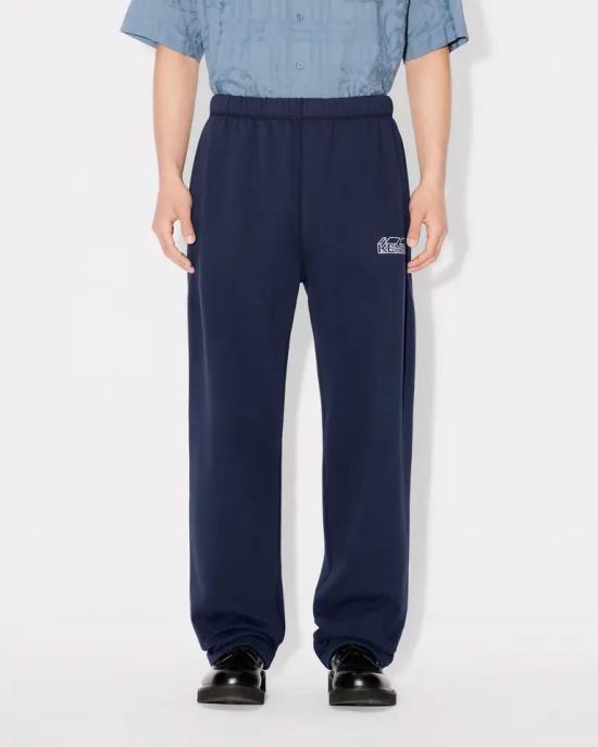  겐조 스트레이트 팬츠 FE65PA8184MF 77 Blue - KENZO