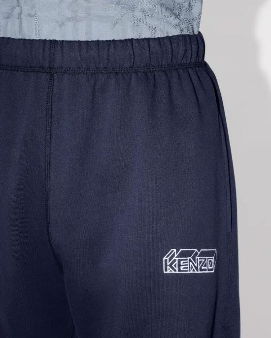  겐조 스트레이트 팬츠 FE65PA8184MF 77 Blue - KENZO