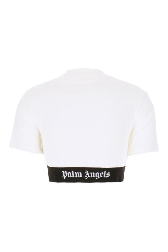 24FW 팜앤젤스 반팔 티셔츠 PWAA067C99JER001 0310 OFF WHITE BLACK - PALM ANGELS