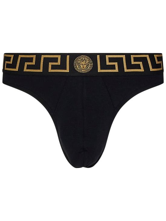  베르사체 팬티 AU1000221A10011 A80G Nero oro