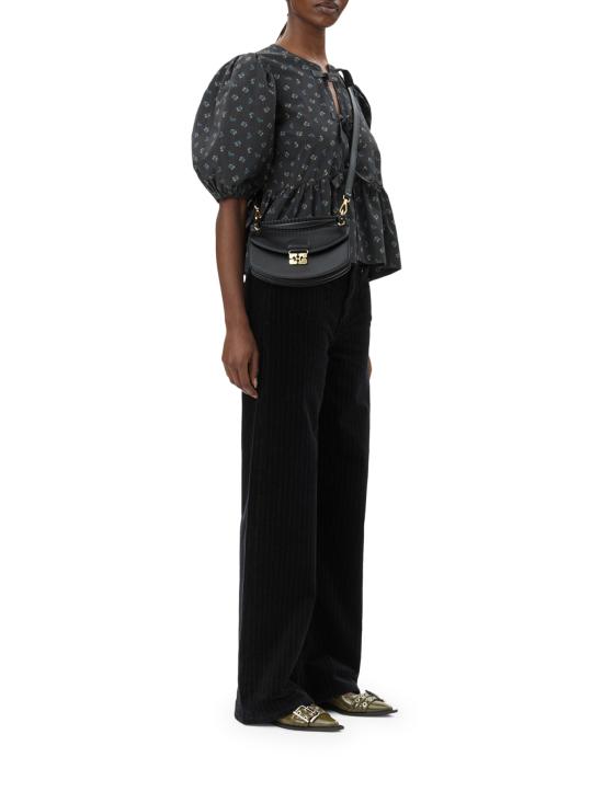  가니 토트백 A6349099 BLACK Black - GANNI