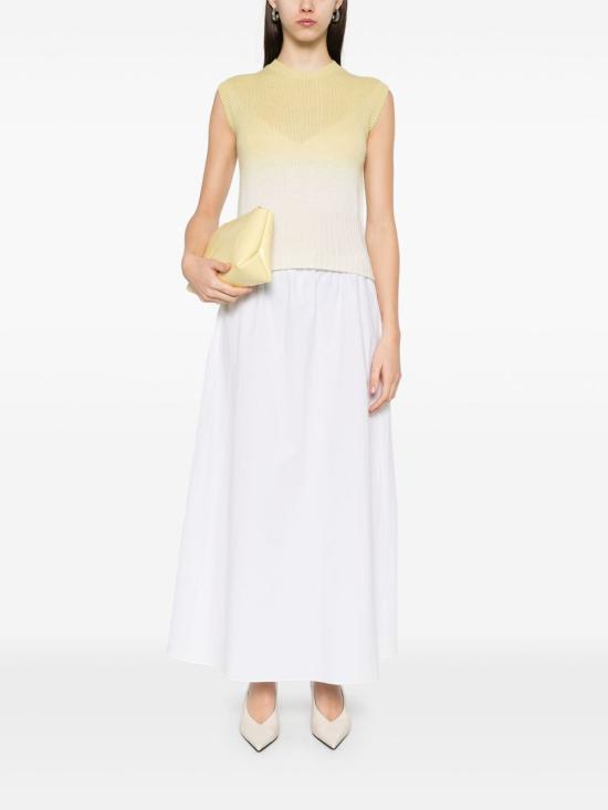  파비아나 필리피 민소매 티셔츠 MAD265F105L1600000 yellow - FABIANA FILIPPI