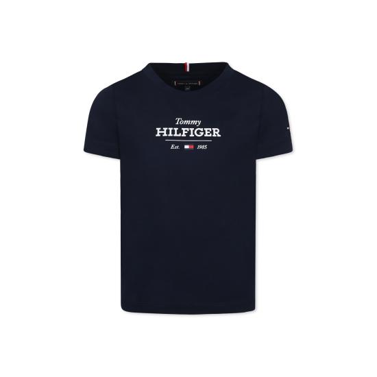 25SS [키즈] 타미힐피거 티셔츠 24F THKB0KB09356J KB0KB09356 C1G BLUE