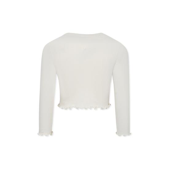 25SS [키즈] 타미힐피거 탑 24F THKG0KG08299J KG0KG08299 AEF IVORY - TOMMY HILFIGER