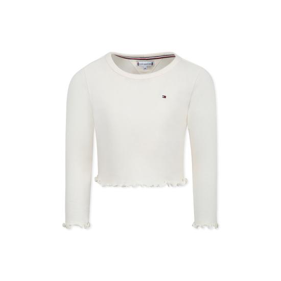 25SS [키즈] 타미힐피거 탑 24F THKG0KG08299J KG0KG08299 AEF IVORY