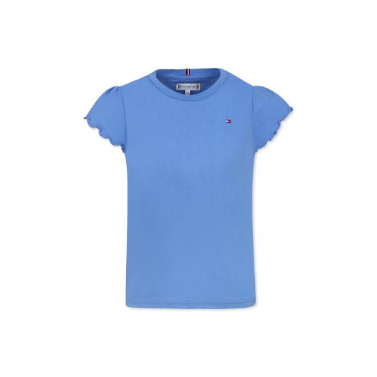 25SS [키즈] 타미힐피거 티셔츠 24F THKG0KG07052J KG0KG07052 C30 LIGHT BLUE