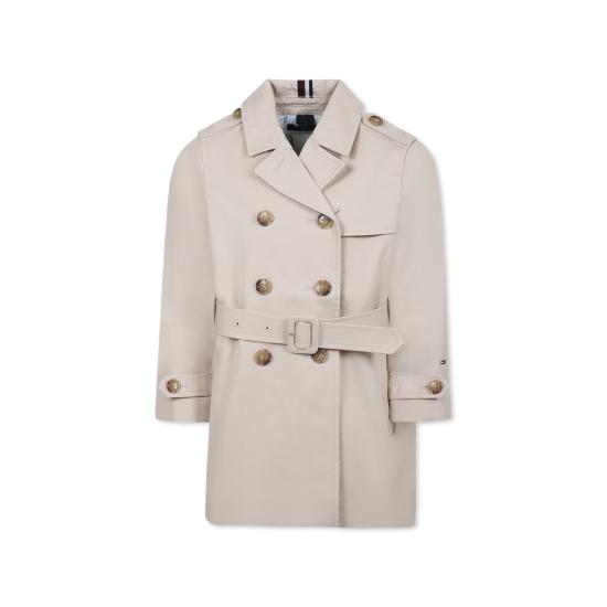 25SS [키즈] 타미힐피거 트렌치 코트 24F THKG0KG08519J KG0KG08519 ACI BEIGE