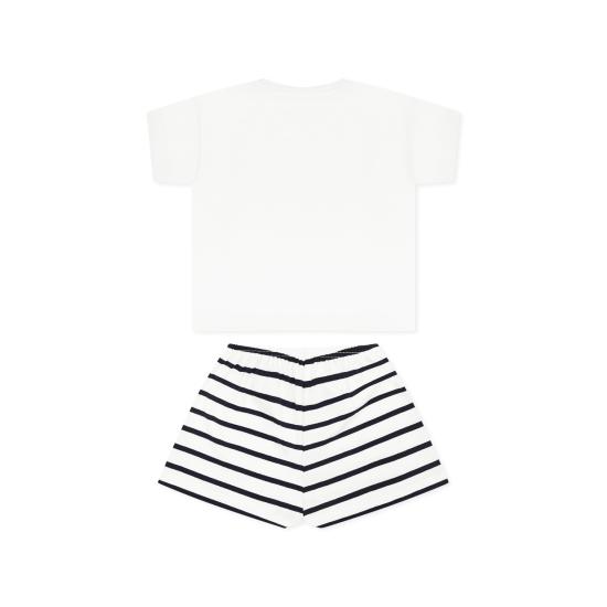 25FW [주니어] 쁘띠바또 라운지 웨어 A0CKD MARSHMALLOW SMOKING 01 WHITE - PETIT BATEAU