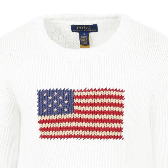 25FW [키즈] 랄프 로렌 니트/스웻셔츠 668285006 NEVIS IVORY - RALPH LAUREN