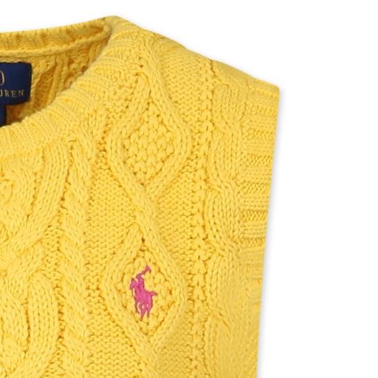 25SS [키즈] 랄프 로렌 베스트 956963001 CANARY YELLOW W BELMNT - RALPH LAUREN