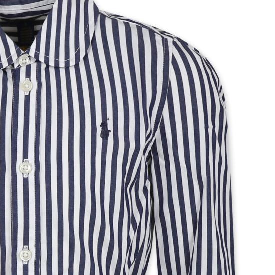 25SS [키즈] 랄프 로렌 원피스 934134003 NEWPORT NAVY WHITE BLUE - RALPH LAUREN