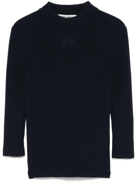 25SS 미우미우 스웨터 MMR438 15Z9F0008 Blue