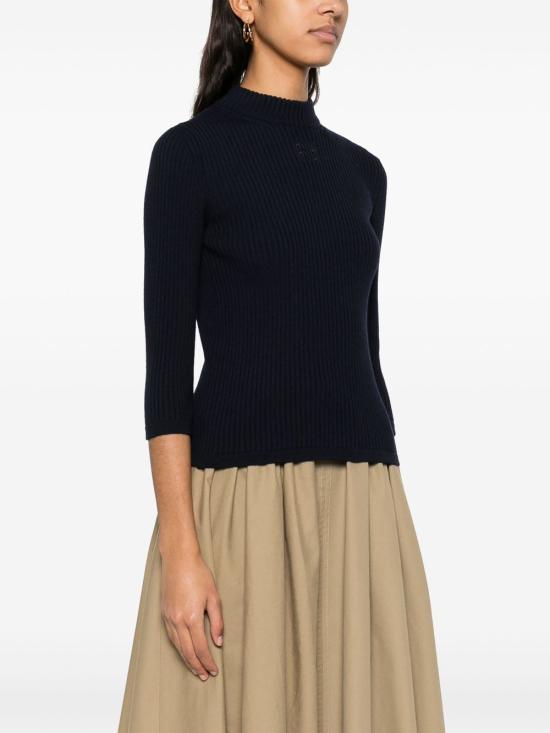 25SS 미우미우 스웨터 MMR438 15Z9F0008 Blue - MIU MIU